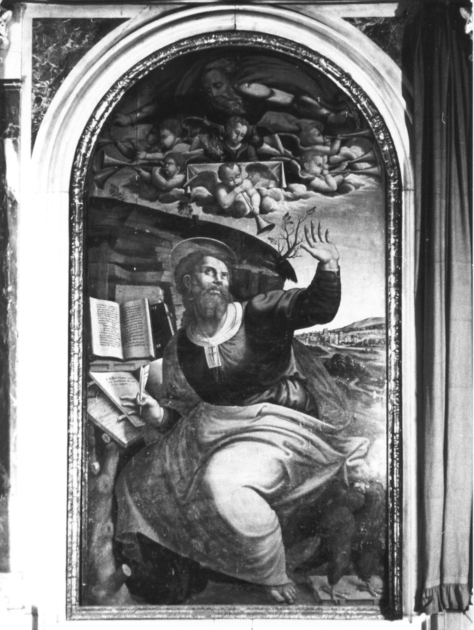 SAN GIOVANNI EVANGELISTA (dipinto) di Marti Agostino di Francesco (sec. XVI)