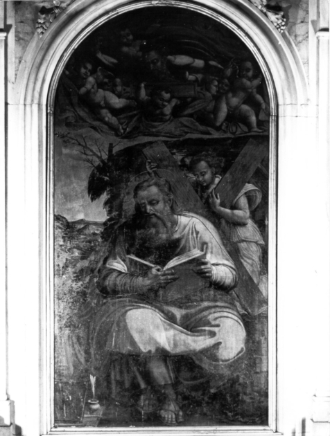 SANT'ANDREA APOSTOLO (dipinto) di Marti Agostino di Francesco (sec. XVI)
