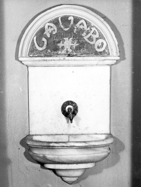 lavabo da sacrestia - ambito lucchese (sec. XIX)