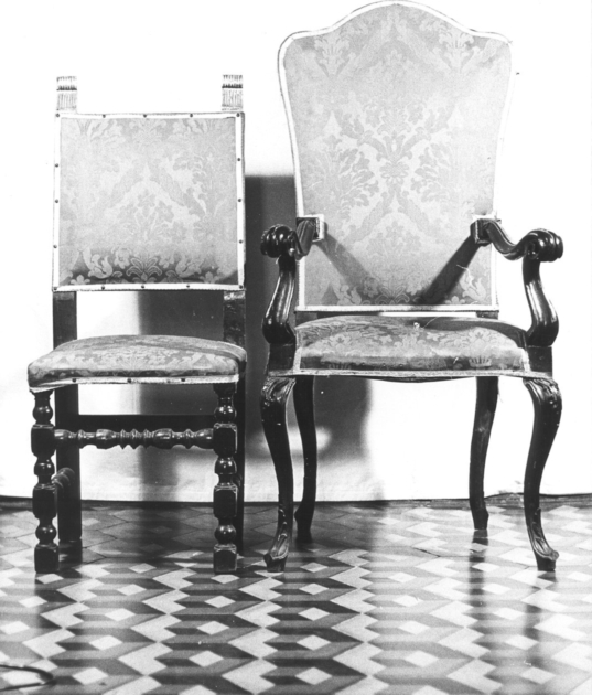 sedia, serie - ambito lucchese (sec. XVIII)