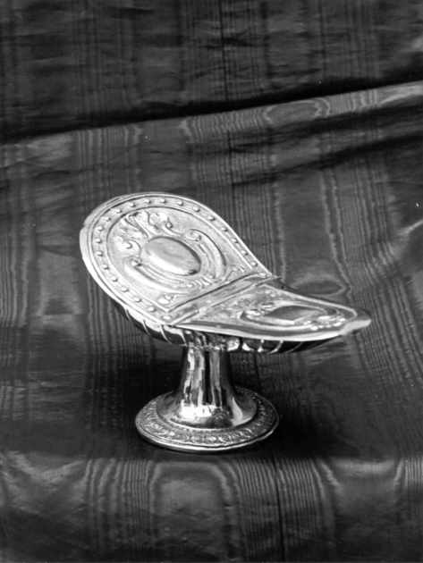 navicella portaincenso - ambito lucchese (sec. XVII)