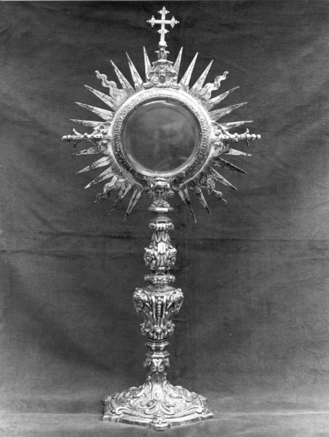 ostensorio - ambito lucchese (sec. XVII)