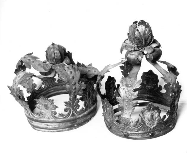 corona da statua, serie - ambito lucchese (sec. XIX)