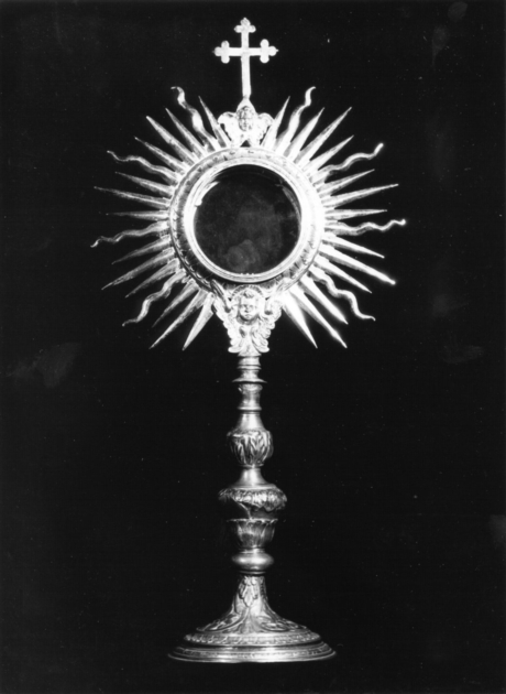 ostensorio - ambito lucchese (fine sec. XVII)