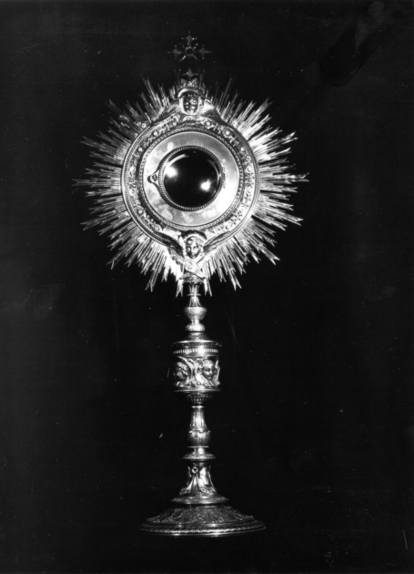 ostensorio - ambito lucchese (prima metà sec. XX)