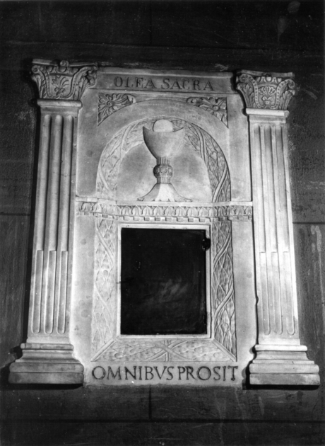 tabernacolo murale - ambito lucchese (prima metà sec. XVI)