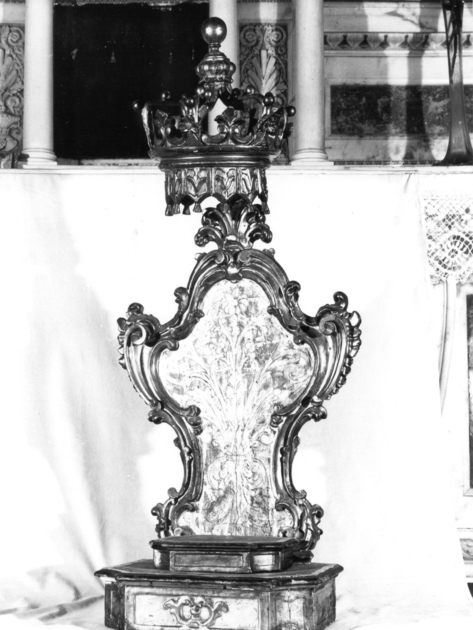 tronetto per esposizione eucaristica - ambito lucchese (sec. XVIII)