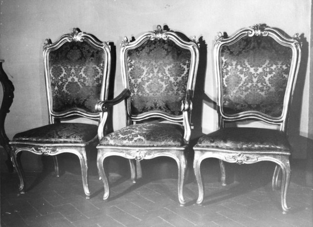 poltroncina, serie - ambito lucchese (sec. XIX)