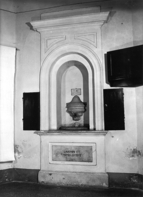 lavabo da sacrestia - ambito lucchese (sec. XVIII)