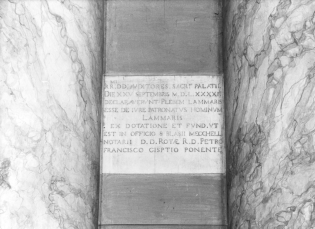 lapide - ambito lucchese (sec. XVI)