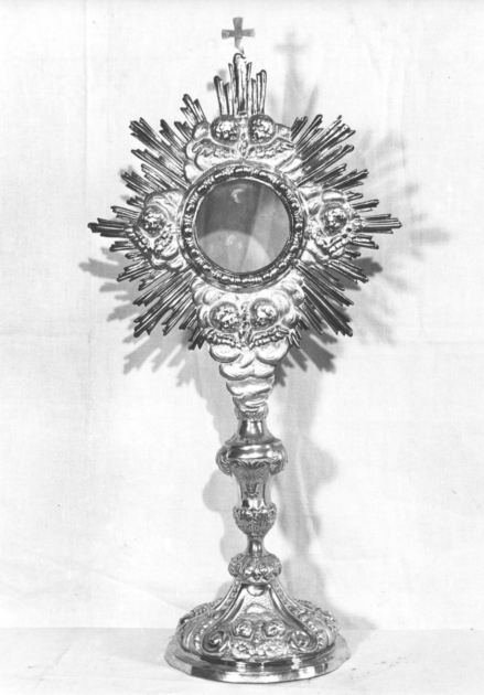 ostensorio - bottega genovese (sec. XX)