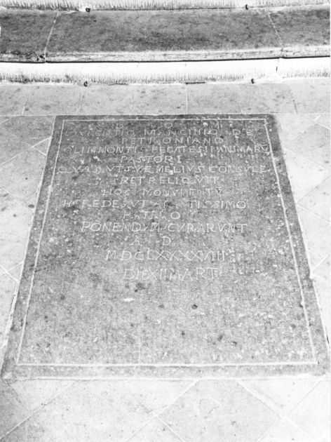 lapide - ambito lucchese (sec. XVII)