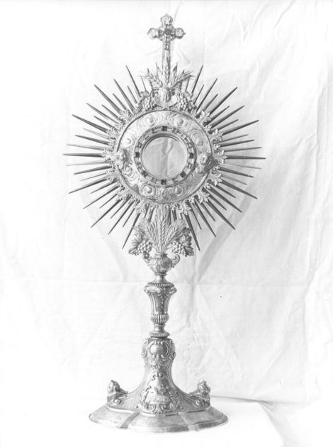 ostensorio - ambito toscano (sec. XIX)