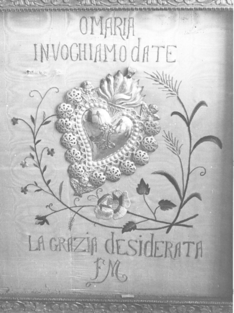 ex voto - manifattura italiana (sec. XX)