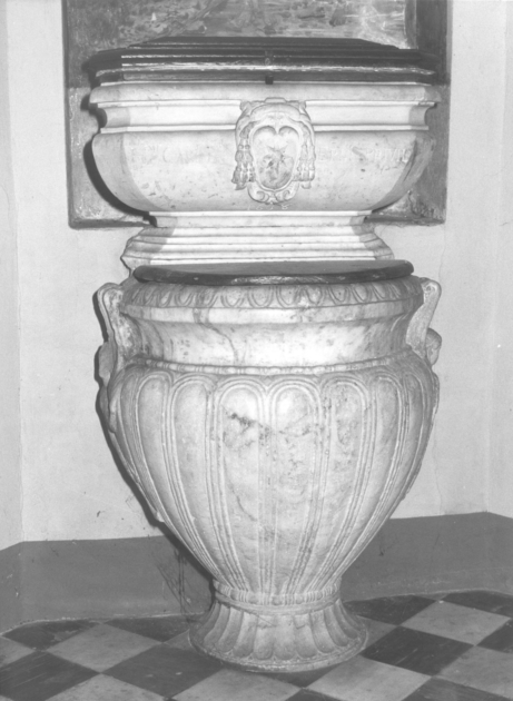 fonte battesimale - ambito toscano (sec. XVII)