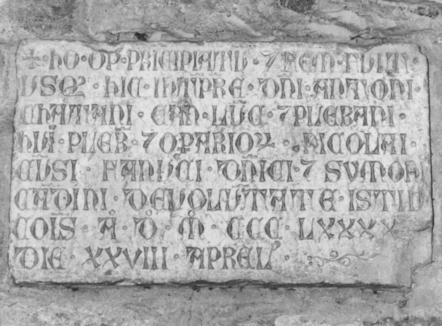 lapide - ambito lucchese (sec. XIV)