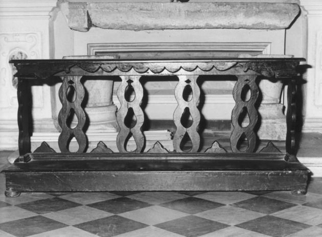 inginocchiatoio, serie - ambito lucchese (fine/inizio secc. XVIII/ XIX)