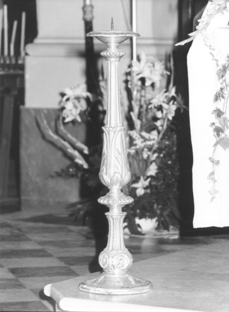 candelabro, serie - ambito lucchese (prima metà sec. XIX)