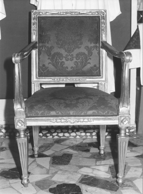 poltrona - manifattura lucchese (primo quarto sec. XIX)