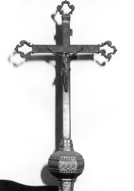 croce processionale - bottega toscana (primo quarto sec. XX)