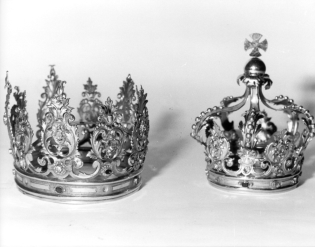 corona da statua, serie di Martinelli Giuseppe (sec. XIX)