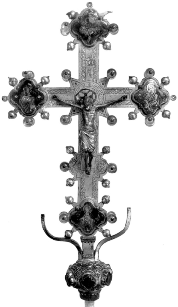 croce processionale - bottega lucchese (sec. XIV)