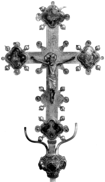 croce processionale - bottega lucchese (sec. XIV)