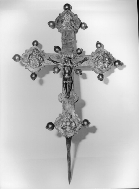 croce processionale - bottega lucchese (fine sec. XV)