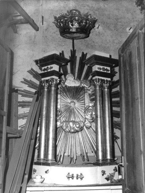 trono per esposizione eucaristica - ambito toscano (sec. XIX)