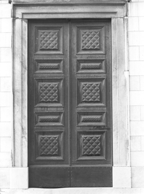 porta - a due battenti, serie - bottega toscana (sec. XX)