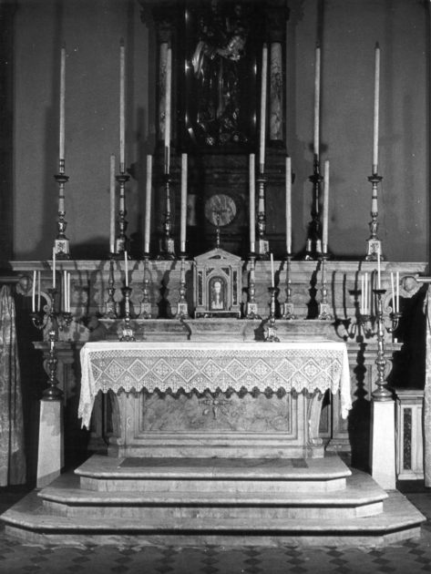 altare maggiore - bottega versiliese (seconda metà sec. XIX)