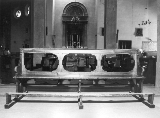 panca, serie - bottega versiliese (sec. XIX)