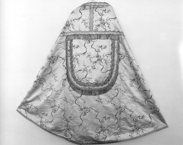 piviale - manifattura italiana (seconda metà sec. XVIII)