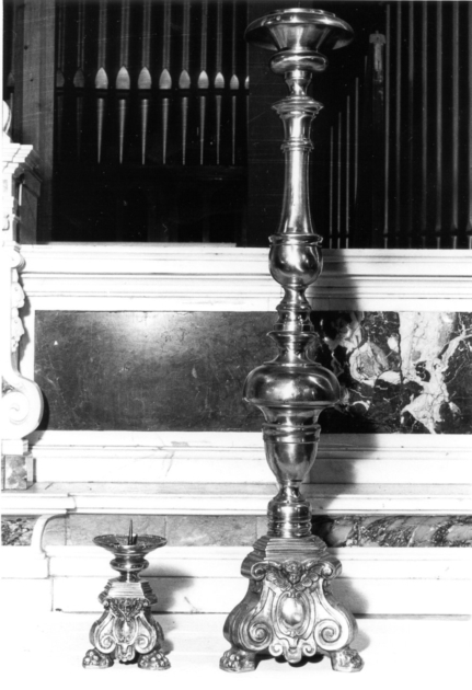 candeliere, serie - bottega toscana (sec. XVIII)