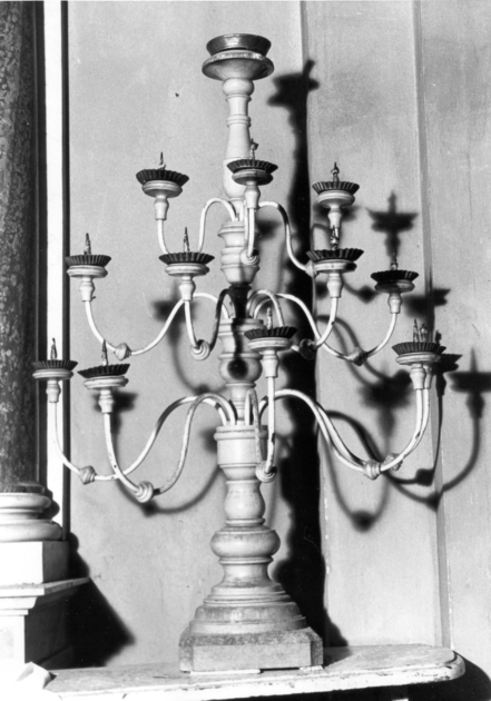 candeliere, serie - bottega toscana (fine sec. XIX)