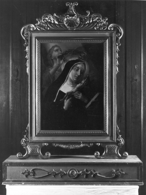 Santa Rita da Cascia (base processionale) - bottega toscana (inizio sec. XX)