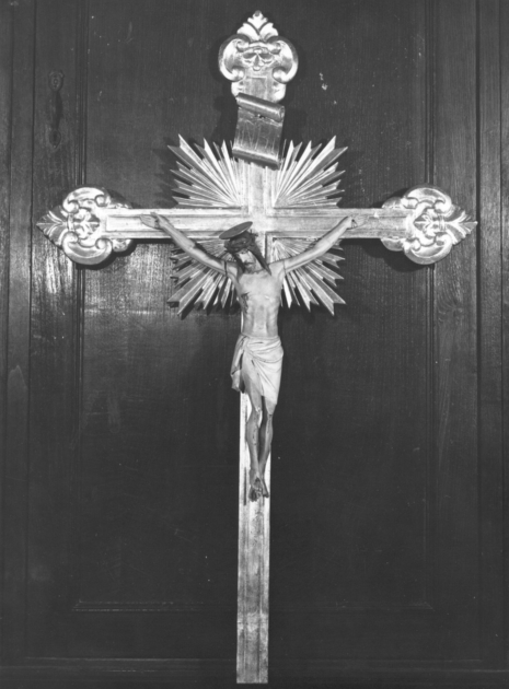 croce processionale - bottega toscana (sec. XIX)