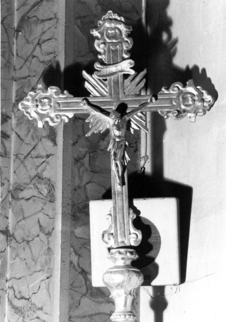 croce processionale - bottega toscana (sec. XIX)