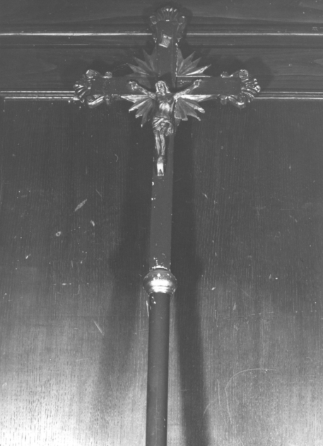 croce processionale - bottega toscana (sec. XIX)