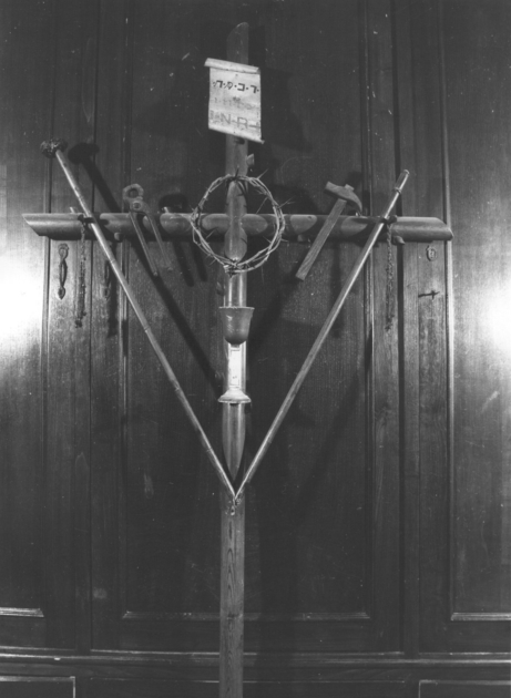 croce penitenziale - bottega versiliese (sec. XIX)