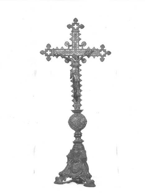 croce d'altare - bottega toscana (seconda metà sec. XIX)