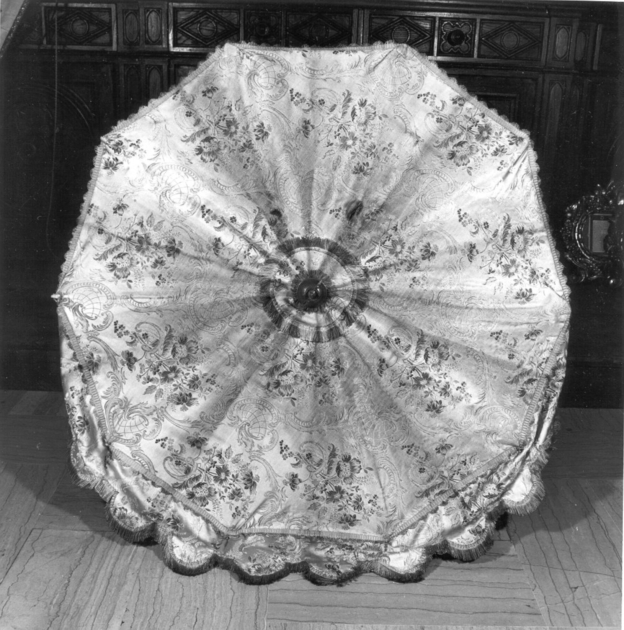 ombrellino processionale - manifattura italiana (fine/inizio secc. XIX/ XX)