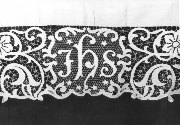 tovaglia d'altare - manifattura italiana (sec. XX)