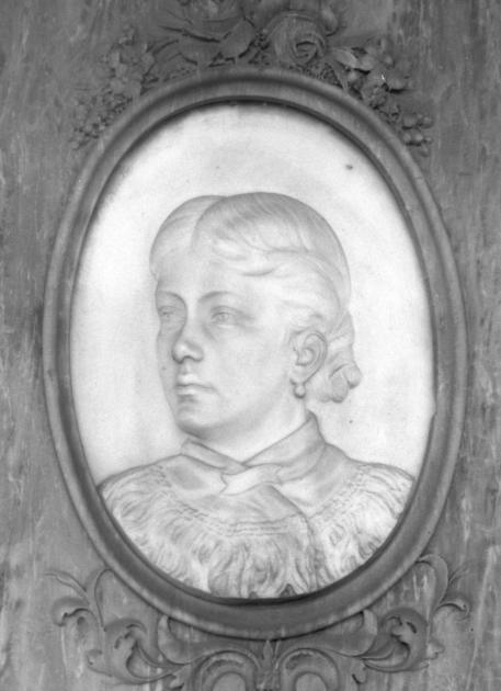 Ritratto di Fortunata Bertolucci De Ranieri (medaglione) di De Ranieri Angiolo (sec. XIX)