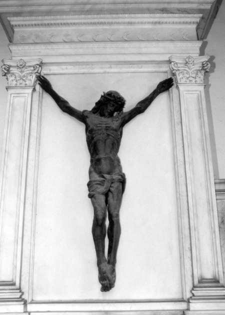 Cristo crocifisso (statua) di Bertilotti (sec. XX)