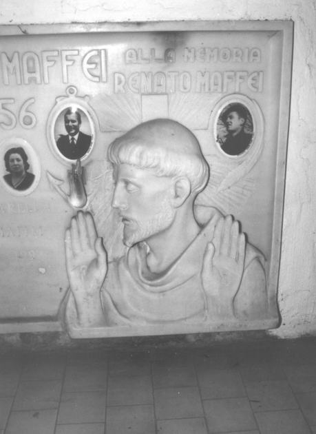 San Francesco (rilievo) di Barsanti Alfredo (sec. XX)