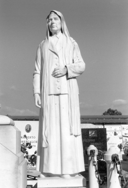 Ritratto a figura intera di Fiora Mutti Belli (statua) - bottega apuo-versiliese (sec. XX)