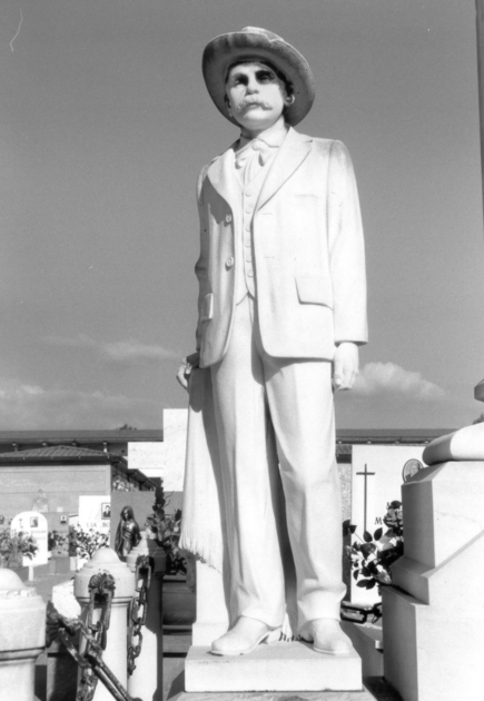 Ritratto a figura intera di Raffaello Belli (statua) - bottega apuo-versiliese (sec. XX)