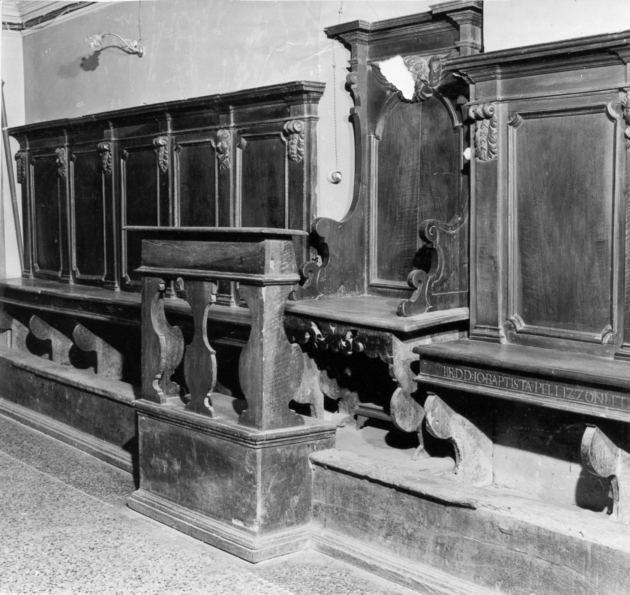 stalli del coro - bottega toscana (sec. XVIII)