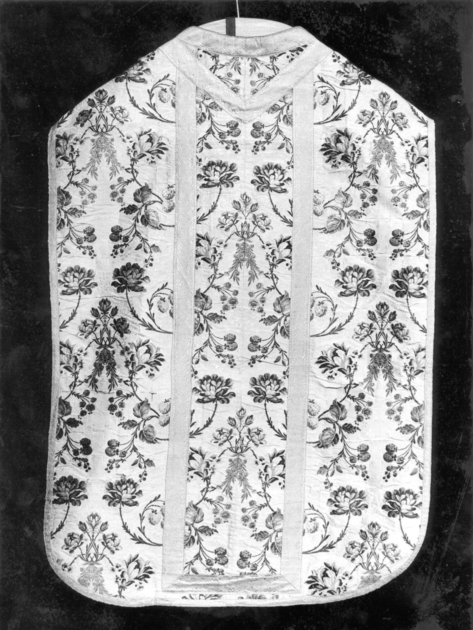 paramento liturgico - in terzo - manifattura italiana (metà sec. XVIII)